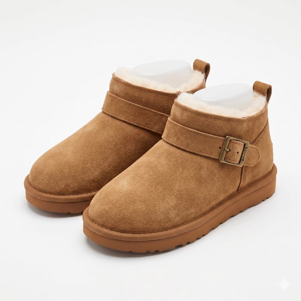 Pawz by Bearpaw Kids‎ 10 Cottagecore Outdoors Boho Leather Suede Buckle Boots